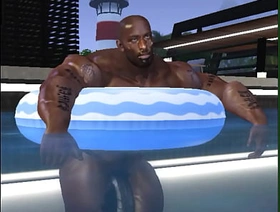 Harrison's relaxing day off ends with a cumshot porn gay japan