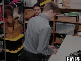 Blindfolded twink thief mouthfucked by kinky policeman gay porn korean sex