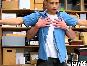 Cute little twink stripped and fucked by hunky guard taiwan juicy gay porn