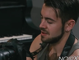 Hardcore anal threesome with black stud and latin jock free japan gay porn video