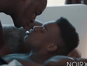 Lots of cum after raw sex with Trent King and Adrian Hart hot gay porn in bed