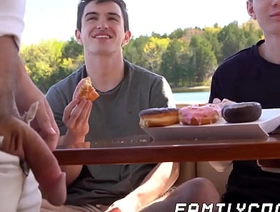 Caleb Morphy and Oliver Beck barebacked by their stepdads gay chinese porn videos