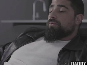 Cute twink son sucks off stepdads hangover from last night hot gay porn studs