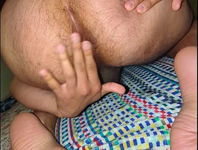 Fingering Hairy hole while dildo makes me fart chinese gay porn gym