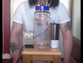 bisexual crossdresser with his portable cow milking machine part 2 singapore gay porn x