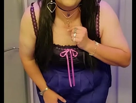 Black & Blue With A Touch Of Bright Purple Outfit Video... gay porn japan cute