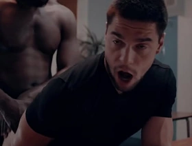 White boy says he's had enough of small white cocks, now he wants BBC hot underwear gay porn