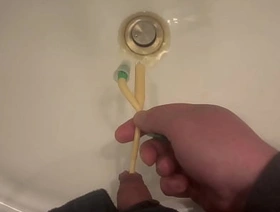 Draining Myself in the Sink ren japan gay porn