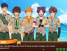Game: Friends Camp, Episode 10 - Going to the beach (Russian voice acting) hot gay muscle teen porn