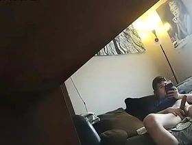 Watch Chris stroke his 7.5' cock hot naked gay porn