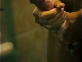 Fans exclusive big cock twink cum in the shower hot tub gay porn