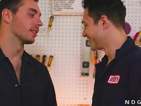 Gay colleagues anal fuck at service station japan gay porn big dick