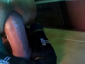 bigger dildo training anal stretch hot gay porn massage